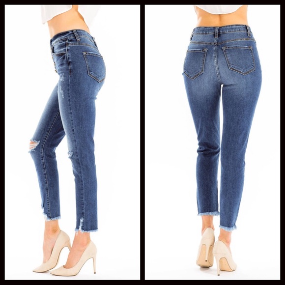 CLEARANCE-FIRM‼️5🌟Ramona High Rise Jeans - Picture 2 of 3